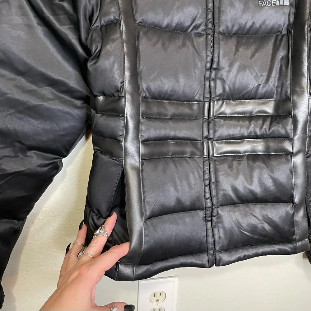 The North Face Black Puffer Jacket Vintage - Picture 5 of 16